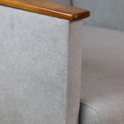 Vintage Art Deco Loft armchair - blue sky