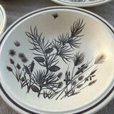 Lot de 4 assiettes creuses Pinewood