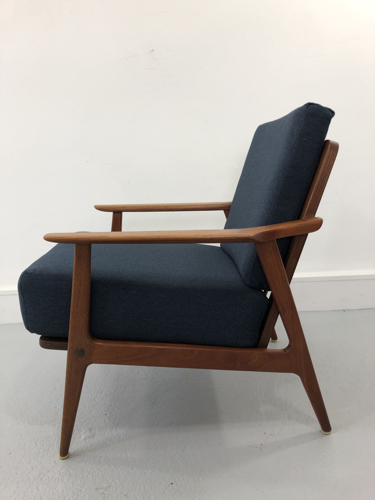 Paire de Fauteuils en teck danois vintage, années 1970