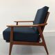 Vintage danish teak lounge chair, 1970s