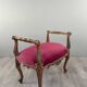 Ensemble chaise et repose-pieds de style louis xv, xixe siècle