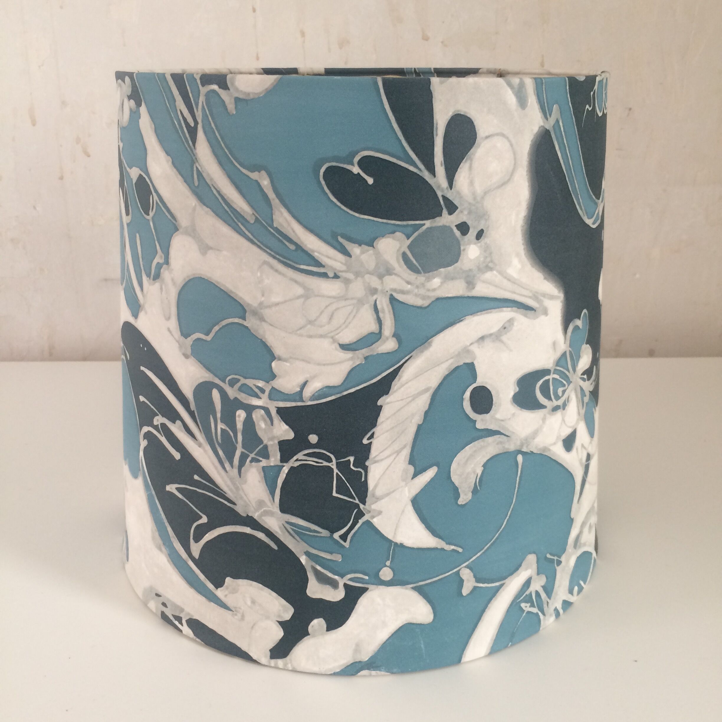 Vintage paper lampshade