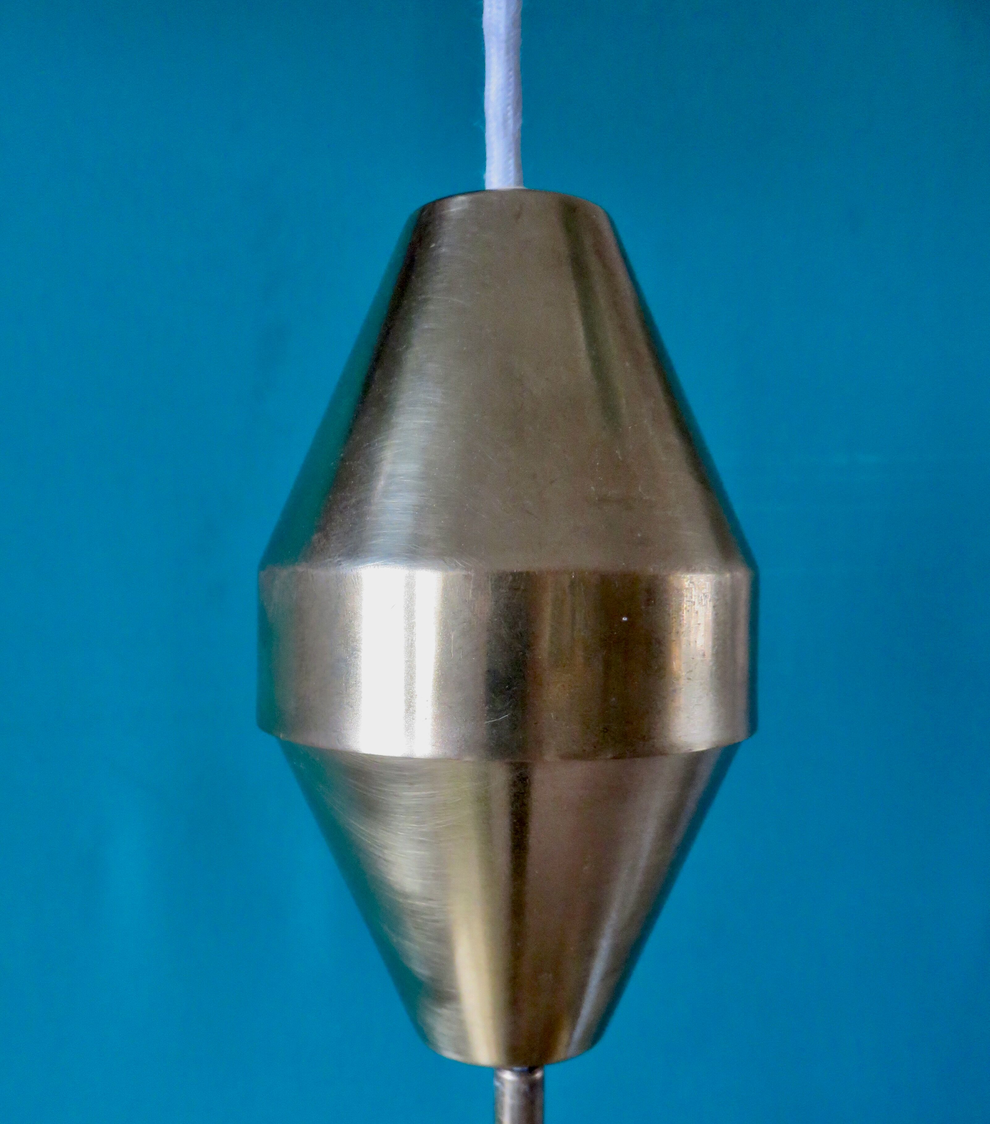 Brass pendant light by Frits Schlegel for LYFA Denmark 1967
