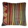 Vintage turkish kilim cushion cover , 40 x 40