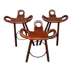 Tabourets de bar Brutalistes, - marbella