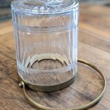 Art deco ice bucket in Baccarat crystal