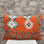 Vintage Berber Kilim cushion cover: Moroccan wool cushion