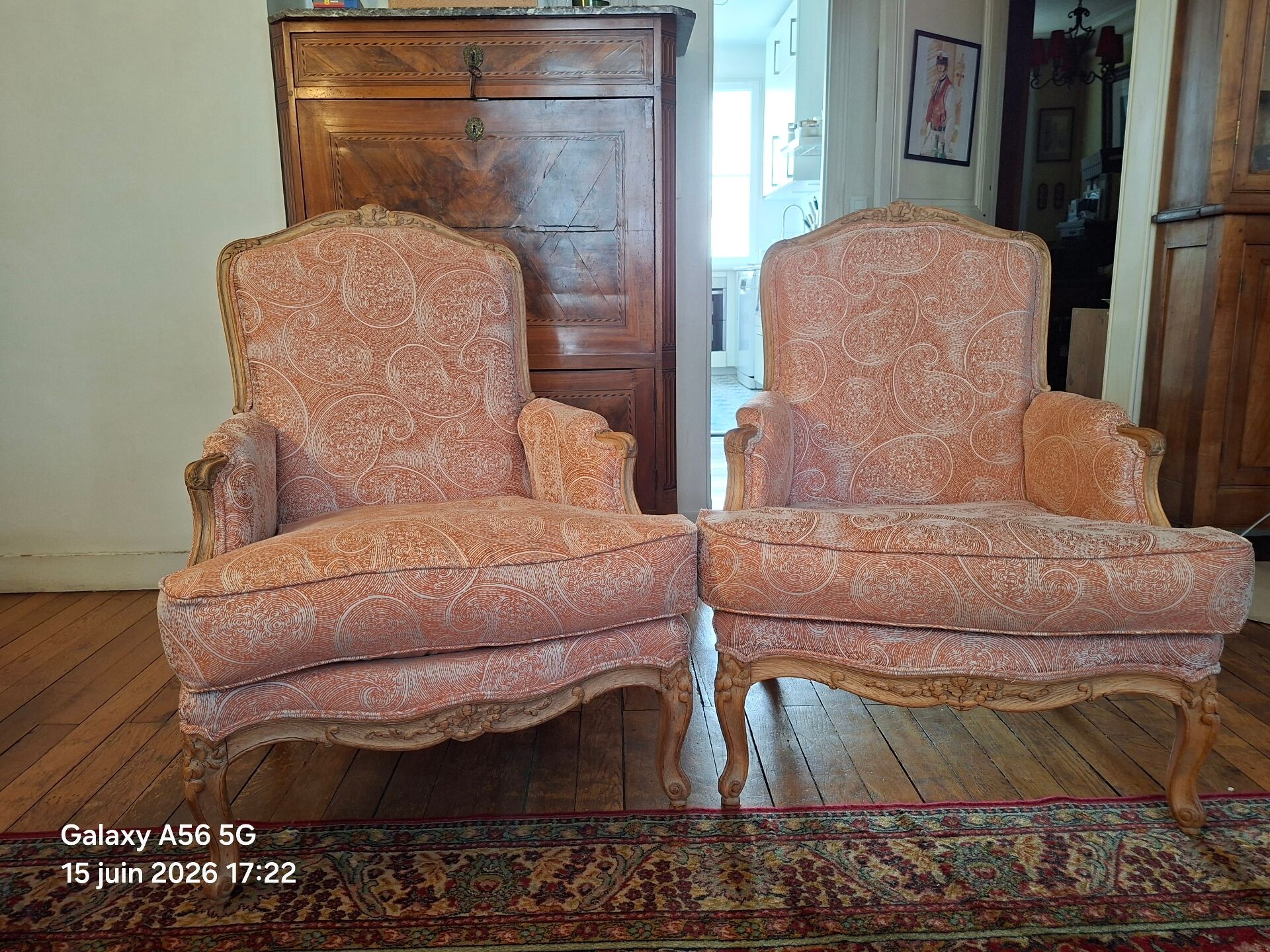 2 armchairs