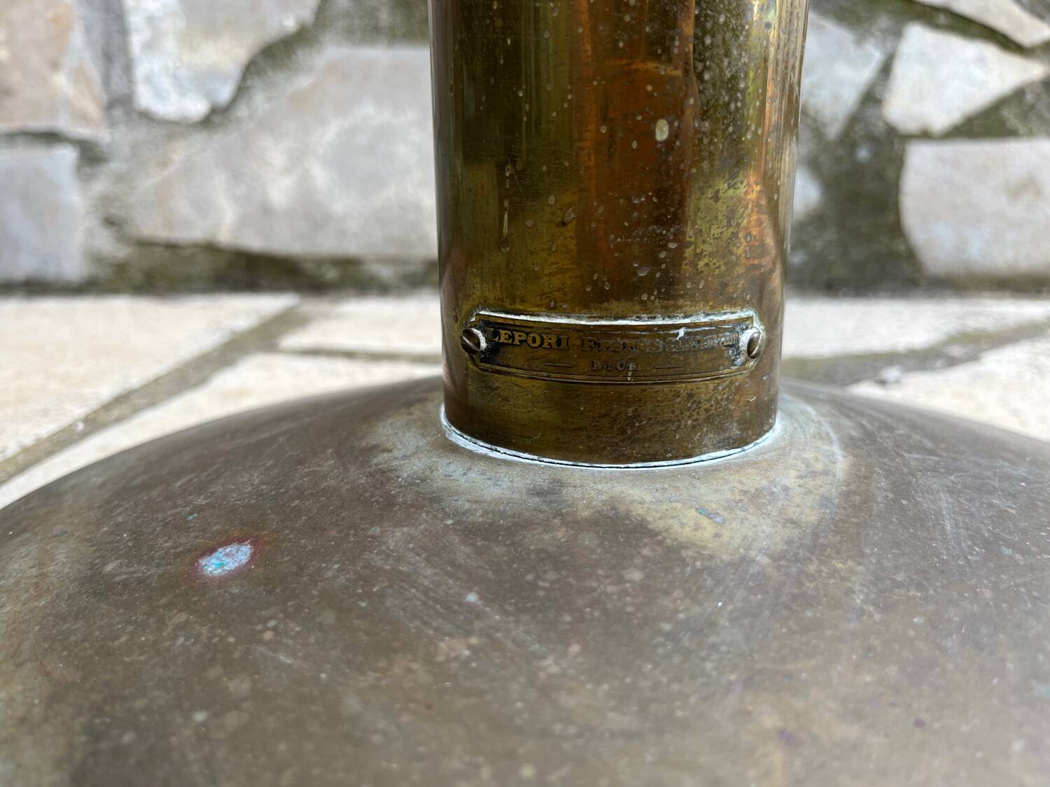 Brass Boat Ashtray LEPORI Frères Nice