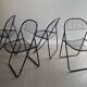 Vintage folding chairs Aland by Niels Gammelgaard