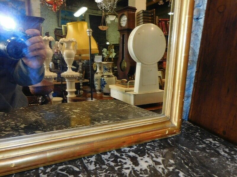 Miroir doré du XIX ème siècle 159cm x 114 cm