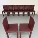 Set of 8 Arcadia chairs designed by Paolo Piva for B&B Italia from the 1980s.