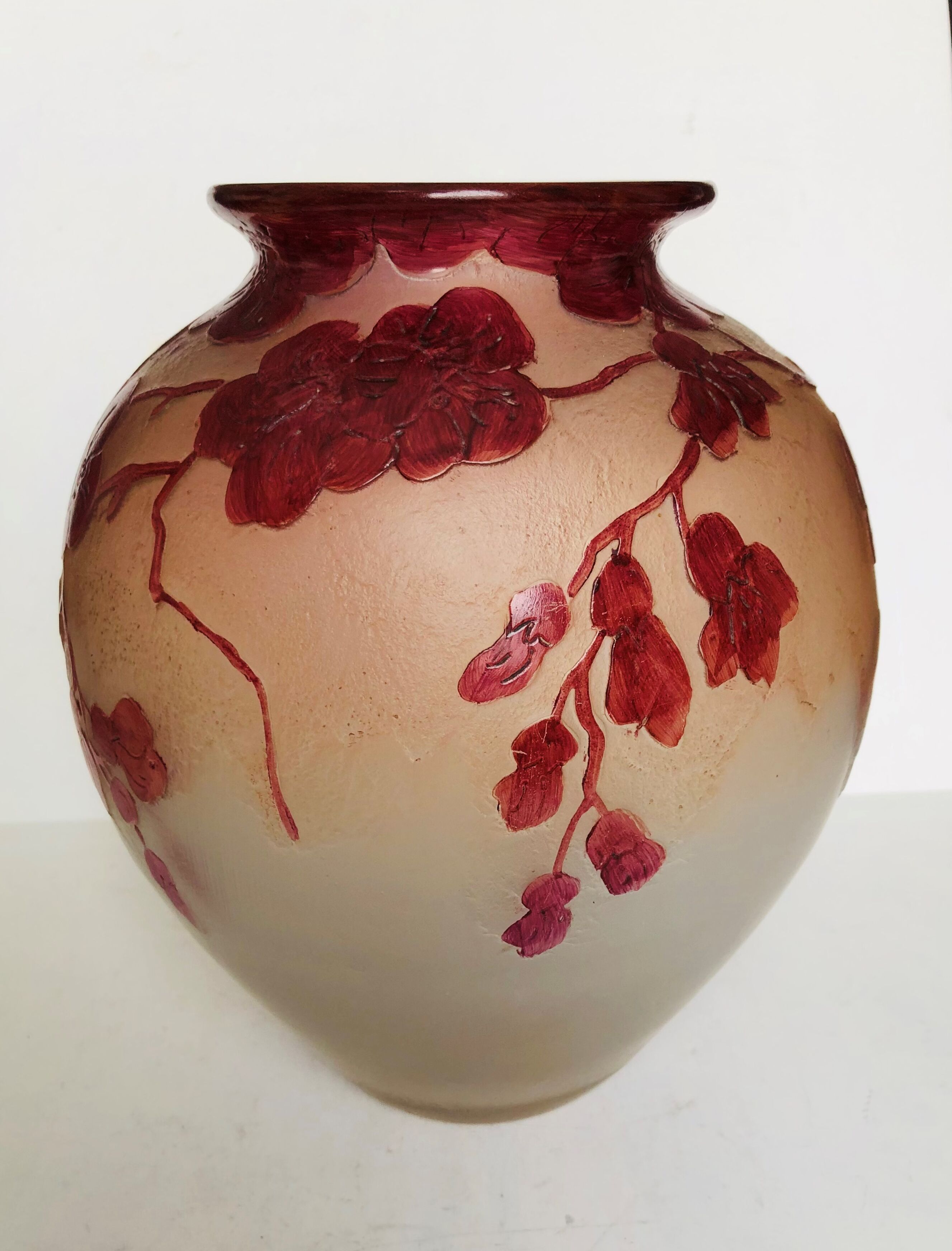 Legras multilayer glass ball vase