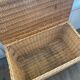 Old wicker trunk