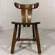 Brutalist oak dining chairs 1970’s