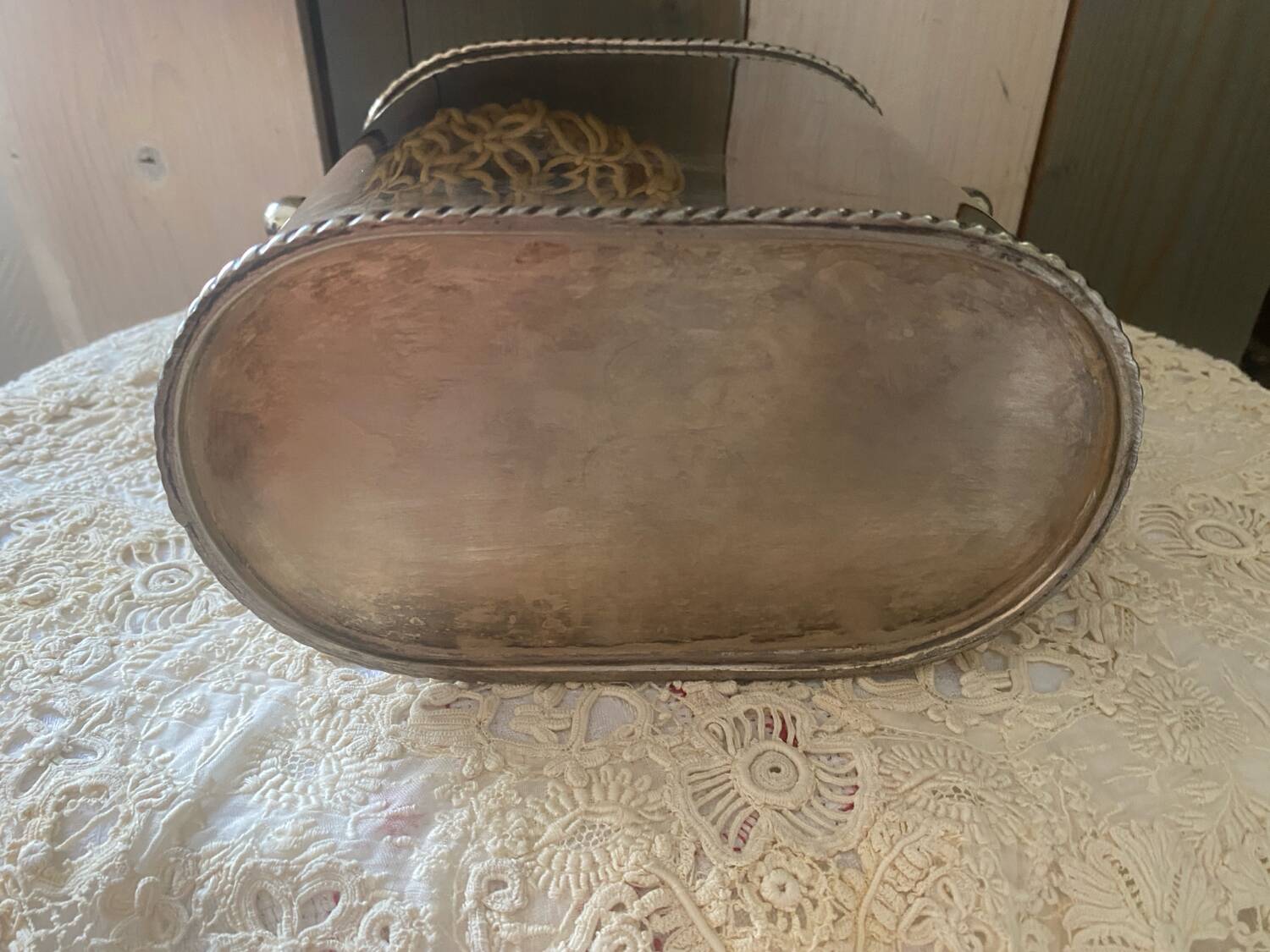 Silver metal bottle cooler