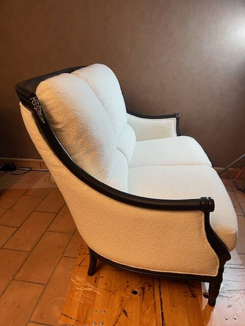 Vintage bergère sofa