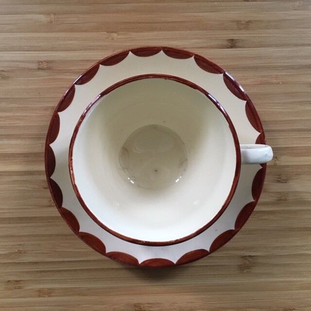 Retro cup and saucer