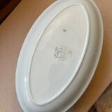 Longwy blue polka dot sauce boat