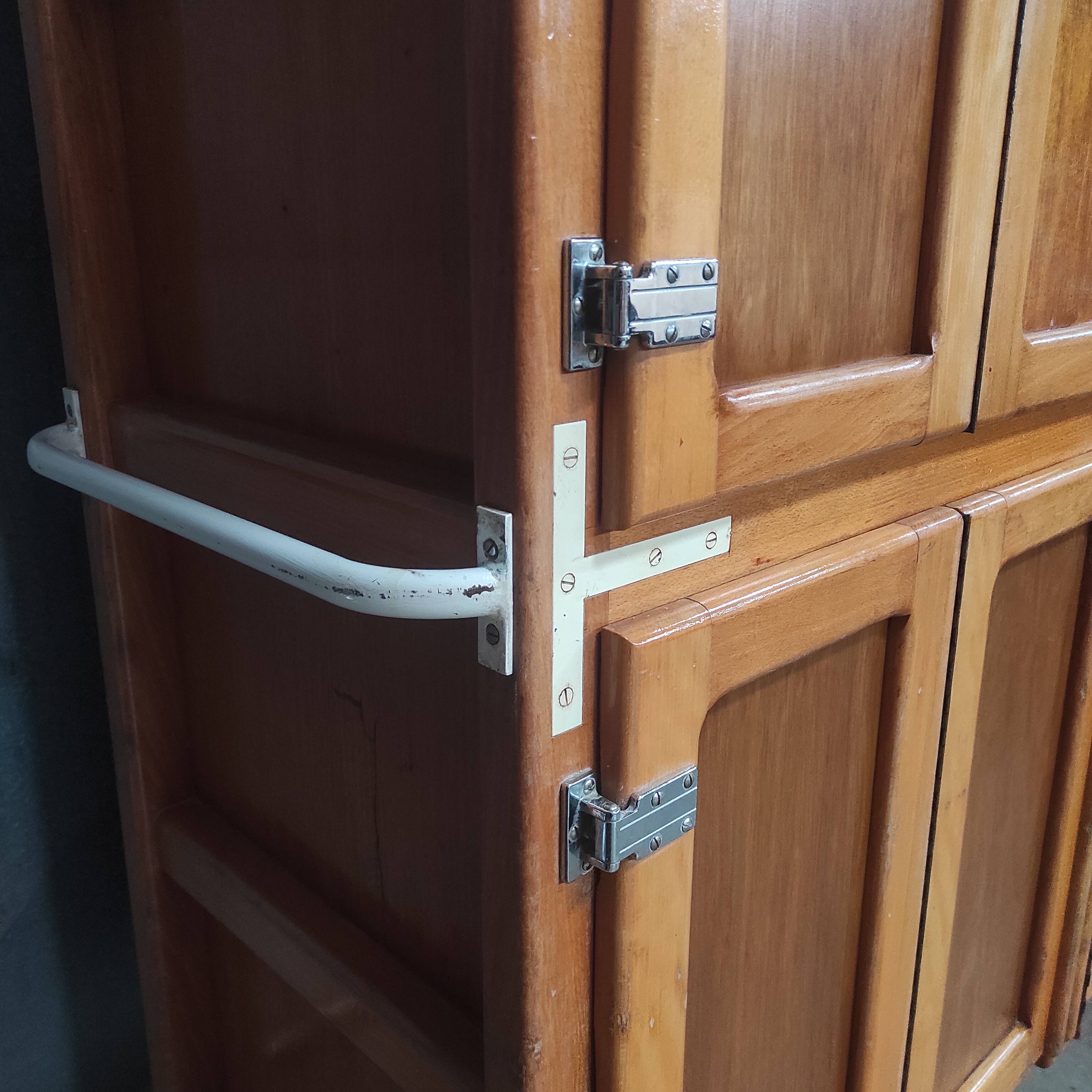 Vintage Bakery Dough Proofing Cabinet | Authentic Wooden Storage