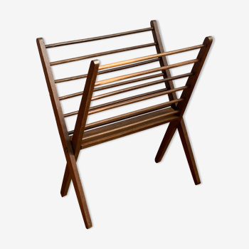 Porte revues bois pliant