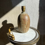 Stoneware foot lamp
