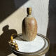 Stoneware foot lamp