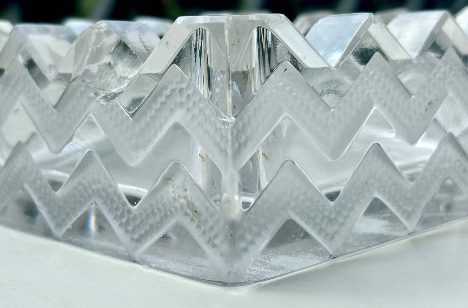 Lalique two ashtrays