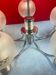 Chandelier "vintage design" 70, 5 fires