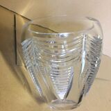Large Art Deco vase in Baccarat crystal
