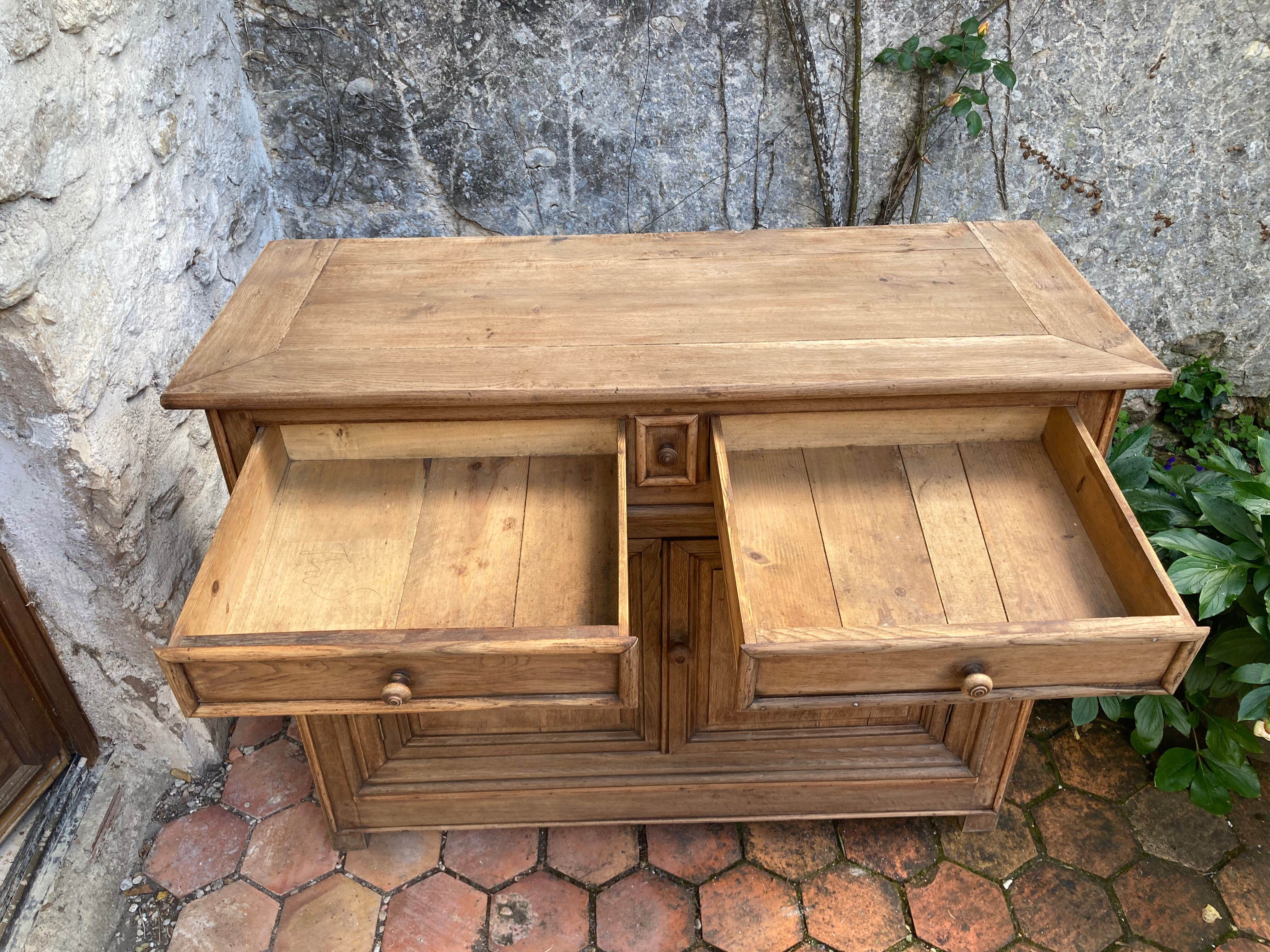 Antique solid wood sideboard