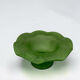 Vintage hand-blown glass fruit bowl