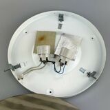 70s Peill & Putzler Plafoniere ceiling lamp glass space design lamp 70s