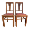 2 chaises art déco