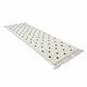 Berber hallway rug with black dots in wool