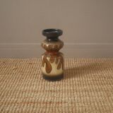 Vintage ceramic vase German ceramic country decoration Scandinavian design handmade