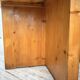 Square modernist table made of solid pine from the 1950s.