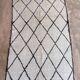 Carpet beni ourain 160 x 275 cm