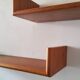Floating wall shelves, 1960.