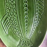 Vintage Longchamp green fish dish