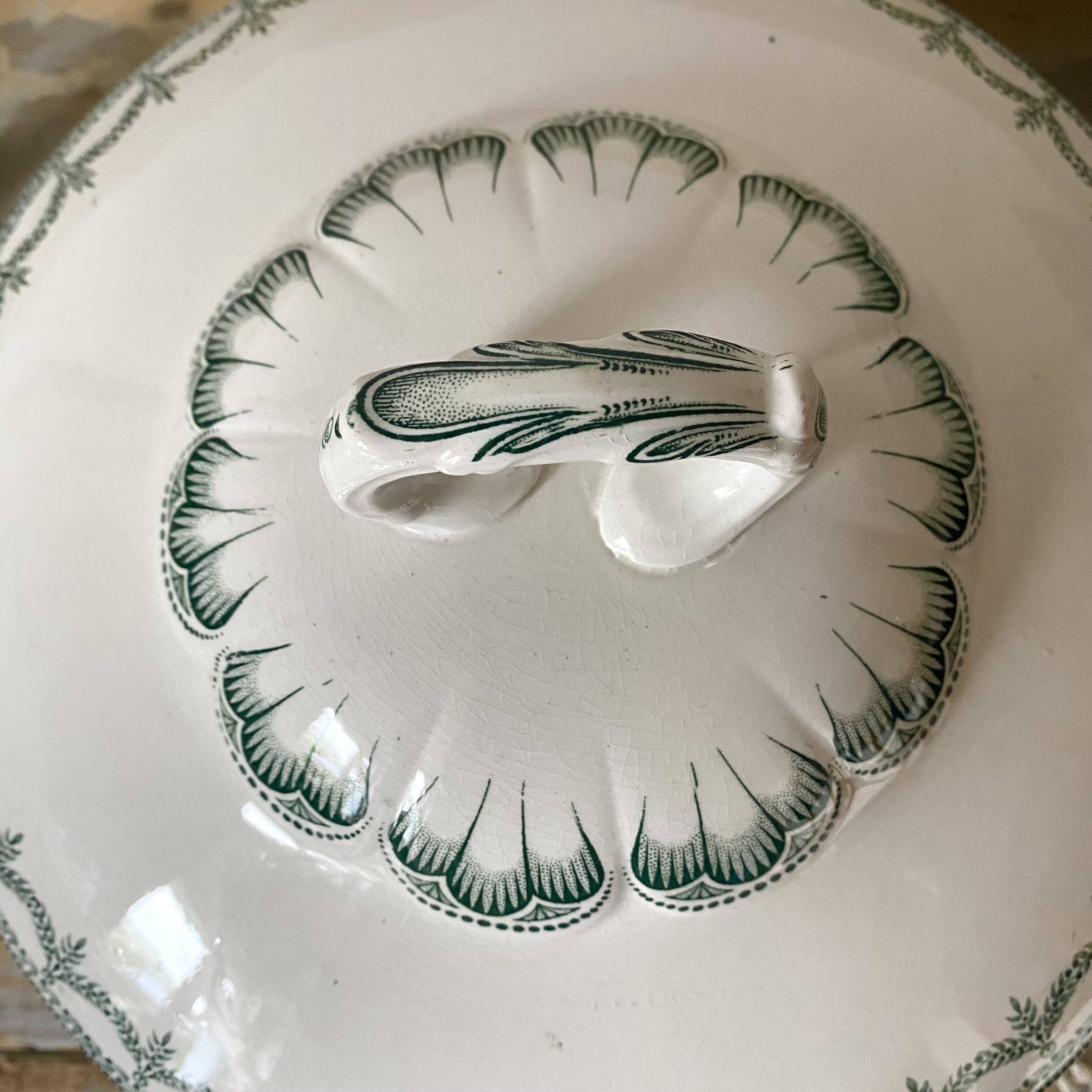 Ironstone soup tureen St Amand model Ney