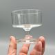 6 Cavalier glasses 15 cl Luminarc transparent glass vintage "sweden" model