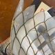 Vintage capiz shell wall light half moon 1950s 1960s