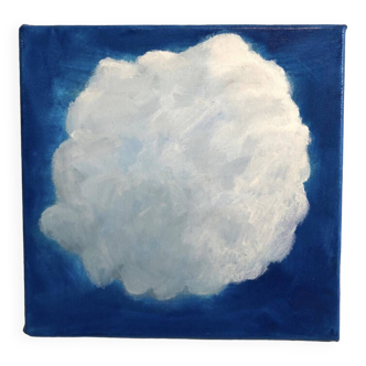 Cloud oil painting