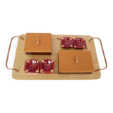 card game board, ashtray