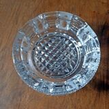 Ancien cendrier en cristal taillé Décor Art Déco Vintage Années 40/50