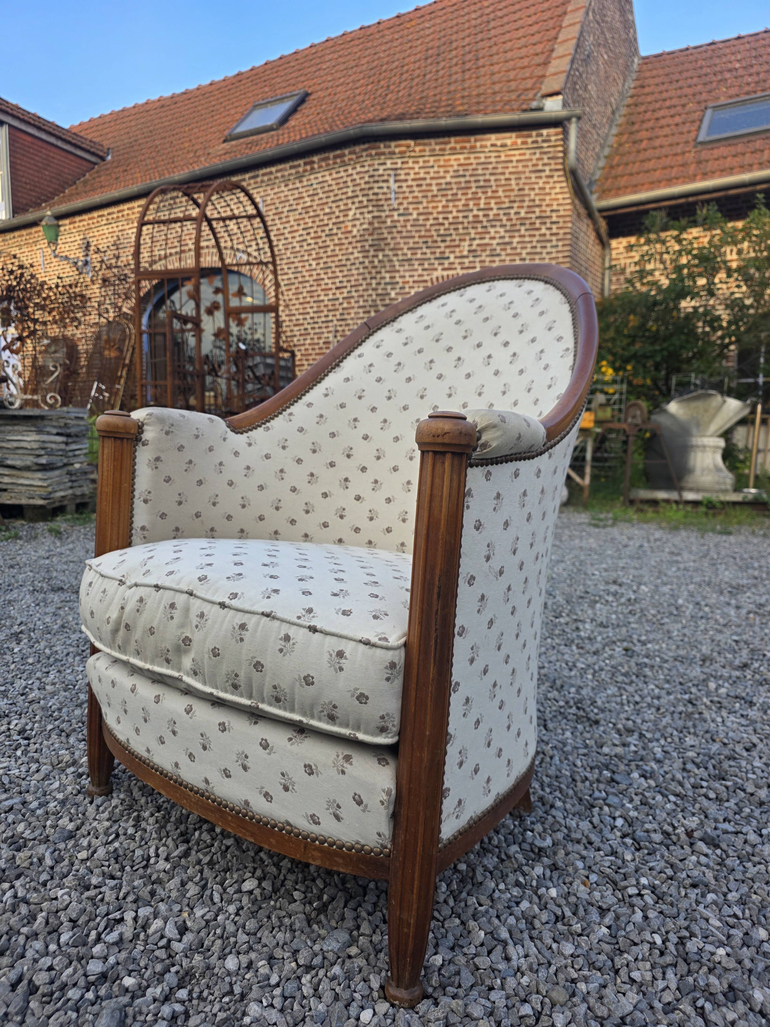 Fauteuil art déco des années 1930