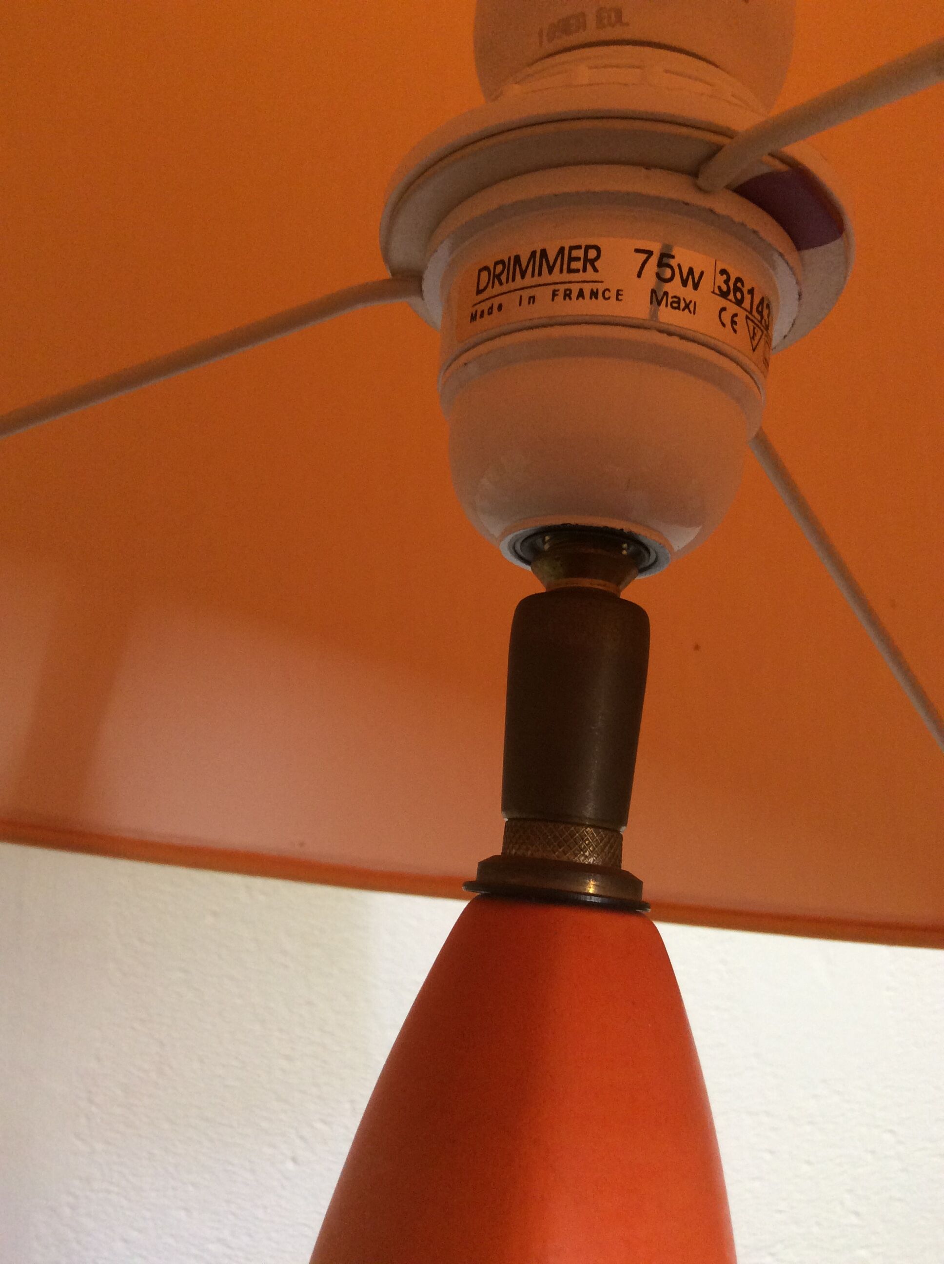 Lampe design Louis Drimmer années 70-80