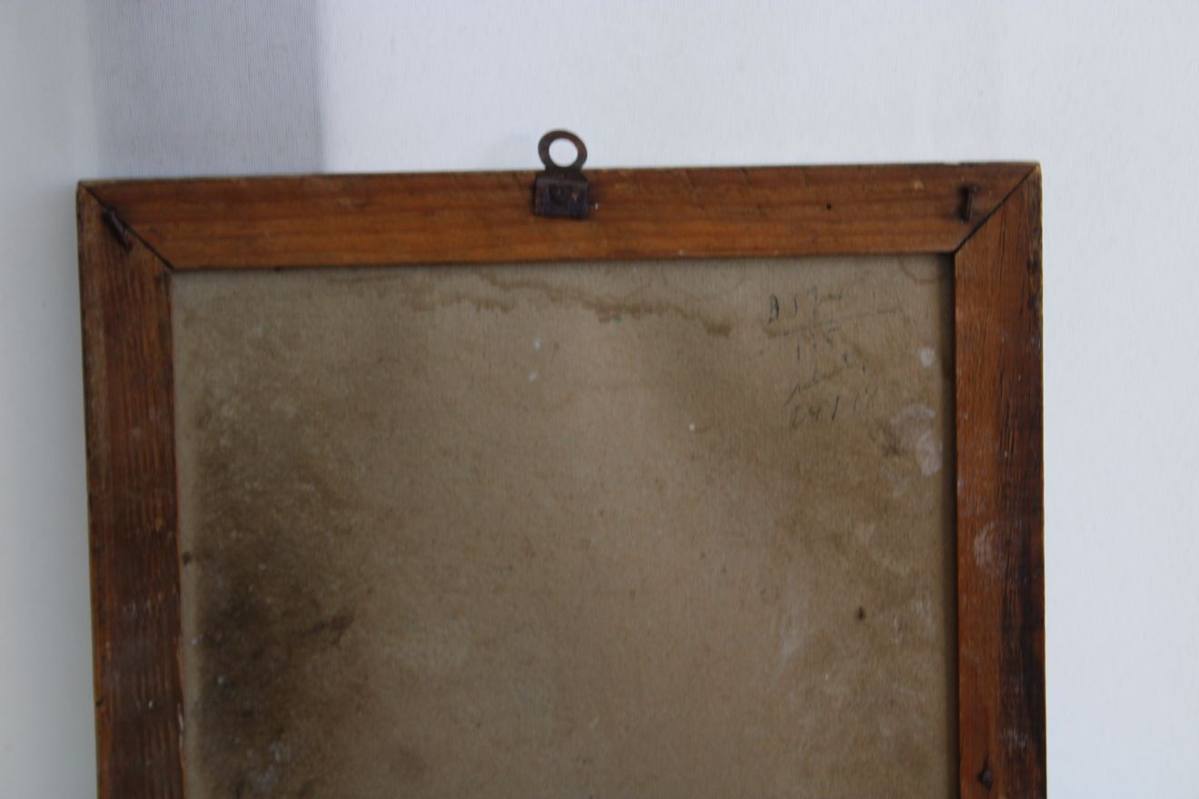 Wooden mirror