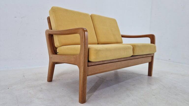 Midcentury 2 seater Teak Sofa by Juul Kristensen, Denmark, 1970s